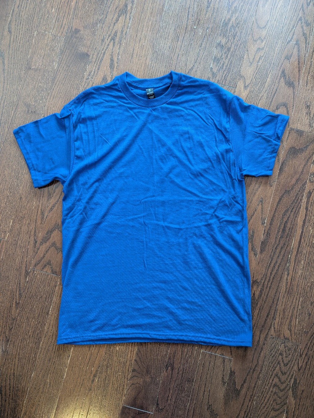 Men's 100% Cotton Coblat Blue T Shirt From Gildan